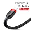 Baseus Cafule Series Datový Kabel USB-A - USB-C 2A 3m Red/Black