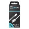 OBAL:ME Super Fast USB-C/USB-C Pletený kabel 100W 1m White