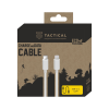 Tactical Smooth Thread Cable USB-C/Lightning 0.3m White