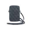 Guess PU 4G Triangle Logo Taška na Telefon se Zipem Black