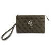 Guess PU 4G Metal Logo Kabelka na Telefon Brown
