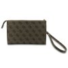 Guess PU 4G Metal Logo Kabelka na Telefon Brown