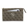 Guess PU 4G Metal Logo Kabelka na Telefon Brown