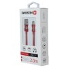 Kabel pro Swissten Textile USB typu C