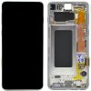 Samsung G973F Galaxy S10 LCD Display + Touchscreen + Frame GH82 18850G Silver