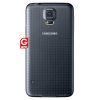 official samsung galaxy s5 back cover charcoal black