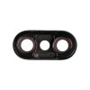 17091 replacement for iphone x rear camera holder with lens black 3