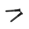18266 replacement for iphone x bottom screw 2pcs set black 2