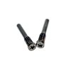 18266 replacement for iphone x bottom screw 2pcs set black 1