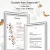 iPhone XS Max X XR Apple Swarovski Kingxbar Butterfly flower certificate