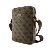 Guess PU 4G Triangle Logo Taška 8" Brown