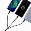 OBAL:ME 3v1 AllConnect Fast Charge USB-A/USB-C, Lightning, Micro-USB Kabel…