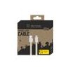 Tactical Smooth Thread Cable USB-A/Lightning 1m White