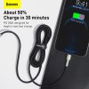 Baseus Cafule Metal Series Datový Kabel USB-C - Lightning 20W 2m Black