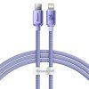 Baseus CAJY000205 Crystal Shine Series Datový Kabel USB-C - Lightning 20W 1,2m…