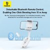 Baseus TechShot Series Dual-Support Selfie Stick Moon White