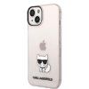 Zadní kryt pro Karl Lagerfeld iPhone 14 Plus Pink