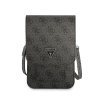 Guess PU 4G Triangle Logo Taška na Telefon Black