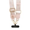 Guess Crossbody Popruh PU 4G Metal Logo Pink