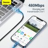 Baseus Cafule Datový Kabel USB-C - Lightning 20W 1m Red/Black