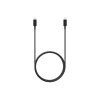 EP-T4511XBE Samsung USB-C 45W Cestovní nabíječka + USB-C Datový Kabel Black