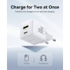 Baseus Palm Fast Nabíječka USB-A + USB-C 30W White