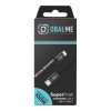 OBAL:ME Super Fast USB-C/USB-C Pletený kabel 100W 1m Black
