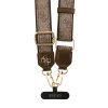Guess Crossbody Popruh PU 4G Metal Logo Brown