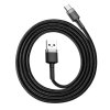 Baseus CATKLF-BG1 Cafule Kabel USB-C 3A 1m Grey/Black