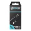 OBAL:ME Super Fast USB-C/USB-C Pletený kabel 60W 1m Black