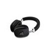 Guess Saffiano PU Leather Triangle Logo Bezdrátová Sluchátka Black