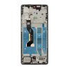 Motorola G85 LCD Display + Dotyková Deska + Přední Kryt Gray (Service Pack)