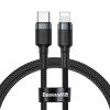 Baseus Cafule Datový Kabel USB-C - Lightning 20W 1m Gray/Black