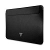 Guess Saffiano Triangle Metal Logo Computer Sleeve 13/14" Black