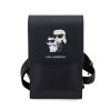 Karl Lagerfeld Saffiano Metal Logo NFT Taška na Telefon Black