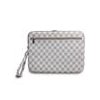 DKNY PU Leather Checkered Pattern and Stripe Obal na Notebook 13/14" Beige