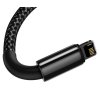 Baseus CALWJ-01 Tungsten Gold Kabel Lightning 2.4A 1m Black