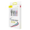 Baseus CA1T4-B01 Fast 4in1 Kabel Lightning, 2x USB-C, MicroUSB 3.5A 1.2m Black