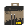 Tactical Smooth Thread Cable USB-C/USB-C  0.3m Black