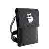 Karl Lagerfeld Saffiano Monogram Choupette NFT Taška na Telefon Black
