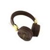 Guess PU Leather 4G Metal Logo Bezdrátová Sluchátka Brown