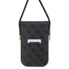 Guess PU 4G Metal Logo Script Taška na Telefon Black