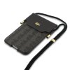 Lacoste PVC Blend Monogram Metal Logo Kapsa na Telefon XL Brown