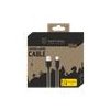 Tactical Smooth Thread Cable USB-A/USB-C  2m Black