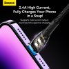 Baseus Glimmer Series Fast Charging Datový Kabel USB-A - Lightning 2.4A 1m Black