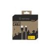 Tactical Smooth Thread Cable USB-A/USB-C  1m Black