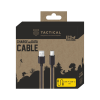 Tactical Smooth Thread Cable USB-A/USB-C  1m Black