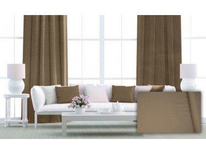 Black out 100% hnědý 5405 - vzorek