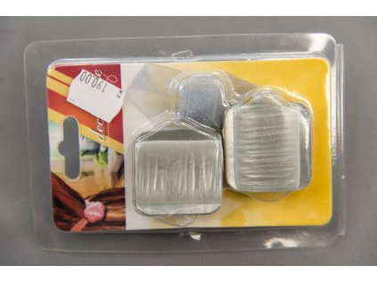 Magnet na závěsy (2xkusy) - čtvereček světle šedý