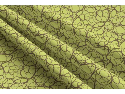 Kočárkovina - Irma zelená - ZBYTEK LÁTKY - 1,10m